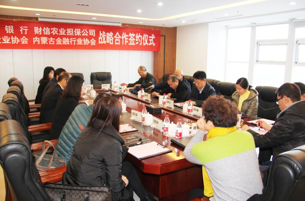 匯聚多方共識(shí)，共謀內(nèi)蒙古農(nóng)牧業(yè)產(chǎn)業(yè)新發(fā)展——四方銀企戰(zhàn)略合作洽談會(huì)召開